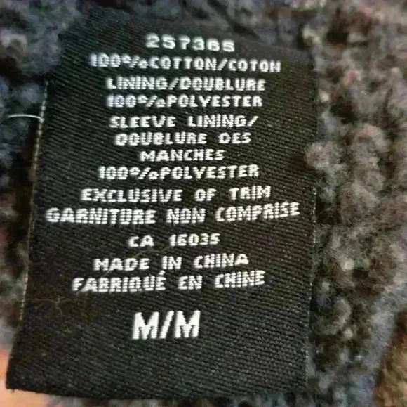 Emanuel Ungaro Gray Full Zip Knit Sweater Jacket Sherpa Lined Men’s M GrampaCore - Picture 9 of 9